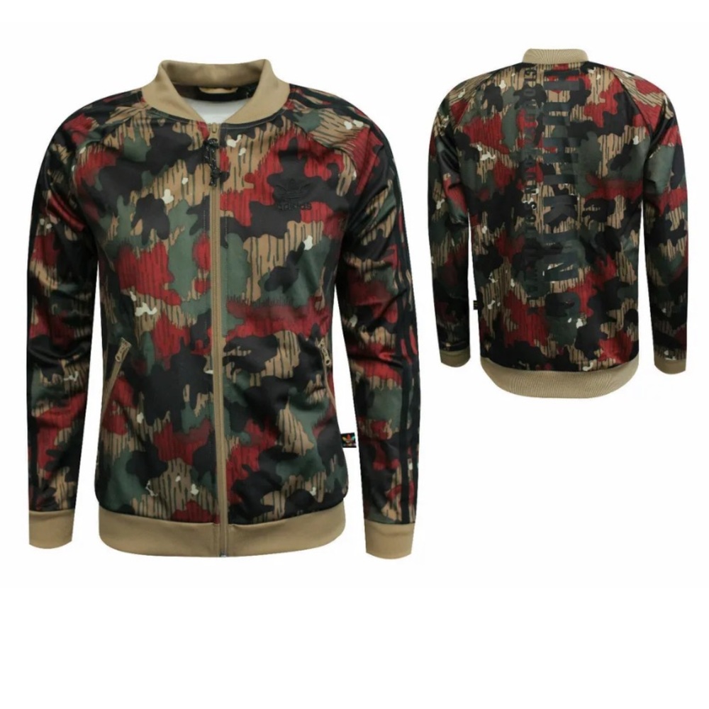 Adidas Pharrell Williams HU Hiking SST Camo Track Jacket - Picture 4 of 16
